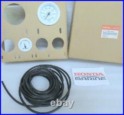 New Genuine Honda Outboard Speedometer Fuel Gauge Set? White Dome Instruments