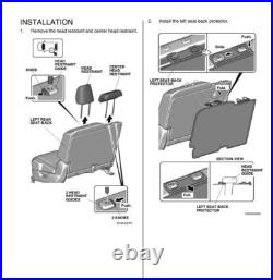 New! Genuine Honda Seat Back Protectors (Fits 2024-2025 Passport)