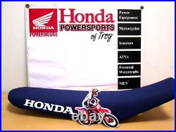 New Genuine Honda Seat Crf450 Crf250r / Rx 50th Anniv Blue See Desc For Fit New Genuine Honda Seat Crf450 Crf250r / Rx 50th Anniv Blue See Desc For Fit