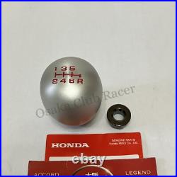 New Genuine OEM DC5 Honda Integra Type R Aluminum Shift Knob & Nut 02-06 6MT JDM