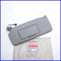 New Genuine OEM Honda 13-17 Accord Gray Driver Sun Visor NH836L 83280-T2F-A52ZB