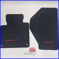 New Genuine OEM Honda S2000 Floor Mat Set 00-09 Black / Red Logo USDM AP1 AP2 OE