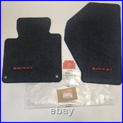 New Genuine OEM Honda S2000 Floor Mat Set 00-09 Black / Red Logo USDM AP1 AP2 OE