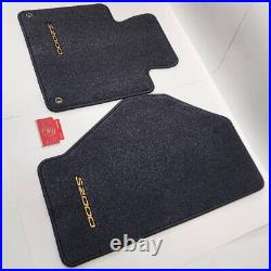 New Genuine OEM Honda S2000 Floor Mat Set 00-09 Black / Yellow USDM AP1 AP2 CR