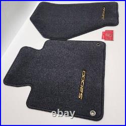 New Genuine OEM Honda S2000 Floor Mat Set 00-09 Black / Yellow USDM AP1 AP2 CR