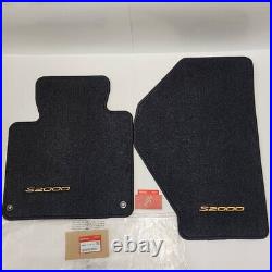 New Genuine OEM Honda S2000 Floor Mat Set 00-09 Black / Yellow USDM AP1 AP2 CR