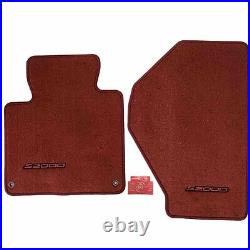 New Genuine OEM Honda S2000 Floor Mat Set 00-09 Red USDM AP1 AP2 83600-S2A-A01ZB