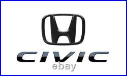 New Genuine Oem2022-2026 Honda CIVIC Hatchback Black Emblem Set
