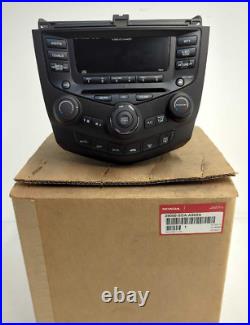 New OEM genuine Honda AM FM 6 Disc Radio 2003-2007 Accord HVAC 7BK0 7BL0 7BL1