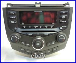 New OEM genuine Honda AM FM 6 Disc Radio 2003-2007 Accord HVAC 7BK0 7BL0 7BL1