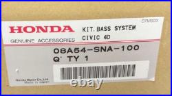 New OEM genuine Honda Bass Upgrade Speaker Kit 2006-2011 Civic CRV 08A54-SNA-100