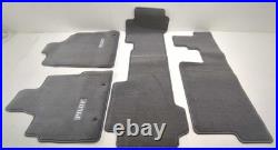 New OEM genuine Honda Carpeted Floor Mats 2003-2008 Pilot Grey 4 piece set nice