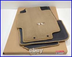 New OEM genuine Honda Floor Mats 2004-2008 Acura TL Tan 4pc carpet Set YR167L