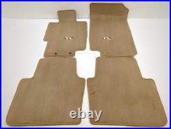 New OEM genuine Honda Floor Mats 2004-2008 Acura TL Tan 4pc carpet Set YR167L