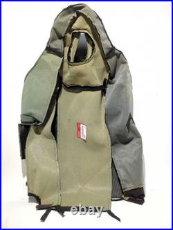 New OEM genuine Honda RH Upper Seat Cover 2002-2005 Civic SI SIR Black Red Cloth