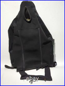 New OEM genuine Honda RH Upper Seat Cover 2002-2005 Civic SI SIR Black Red Cloth