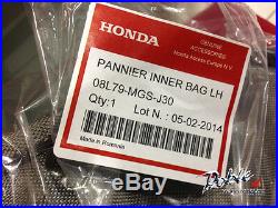 New Pair of Genuine Honda OEM Large Deluxe Pannier Inner Bags Bag Holdalls x 2