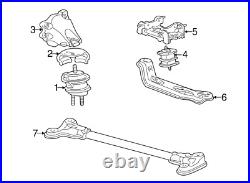 OEM Genuine Honda 2000-2009 S2000 AP1 AP2 Engine Mount Rubber 50810-S2A-003 2PCS