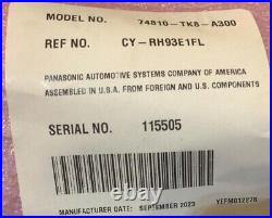 OEM Genuine Honda Rear View Tailgate Handle Back Up Camera 2011-2013 Odyssey