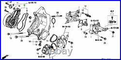 OEM Honda 06-11 Civic Si 02-06 Acura RSX Water Pump 19200-RBC-013 Genuine New