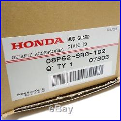 OEM Honda 93-95 Civic EJ1 2DR Coupe Splash Guards Set Mud Flaps Genuine USDM