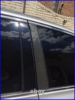 REAL CARBON FIBER Pillar Posts 4PCS Door Trim FOR Honda Civic Coupe 12-15
