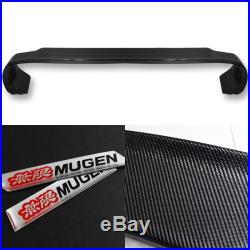 Real Carbon Fiber Mugen Style Rear Trunk Spoiler Wing Fit 12-15 Honda CIVIC 4dr