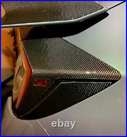Real Carbon Fiber Rear tail lights Overlay Trim Fit Honda Civic type R fk8