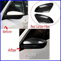 Real Carbon Fiber Side Rearview Mirror Replace Trim Fit For Honda Civic2016-2018