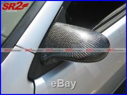Real Carbon Fiber Spoon Style Manual Adjust Side Mirrors fits 96-00 Civic EK