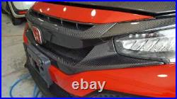 Real Carbon Fiber eye lid headlight brow fit for Honda 2018 Civic Type-R FK8